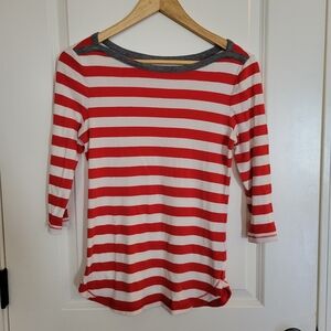 GAP Women's Boatneck 3/4 Sleeve T-shirt